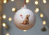 Labrador Chocolate Ceramic Round Bauble